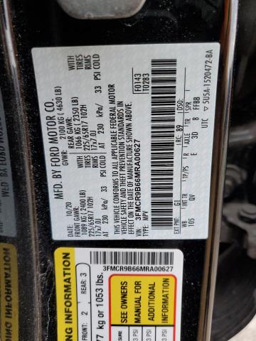 2021 FORD BRONCO SPO 3FMCR9B66MRA00627