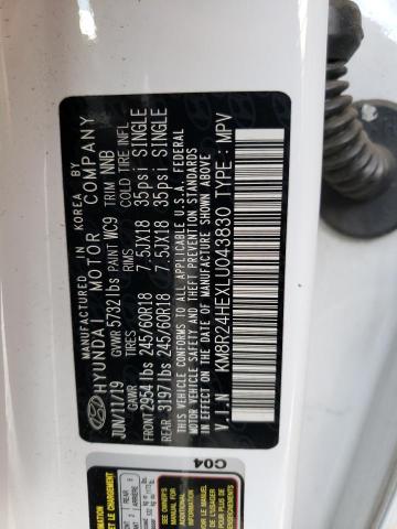 KM8R24HEXLU043830 Hyundai Palisade Sel