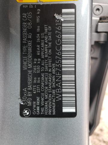 WBANF73576CG67613 BMW 530 XI