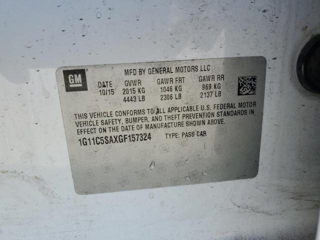 2016 CHEVROLET MALIBU LIM - 1G11C5SAXGF157324