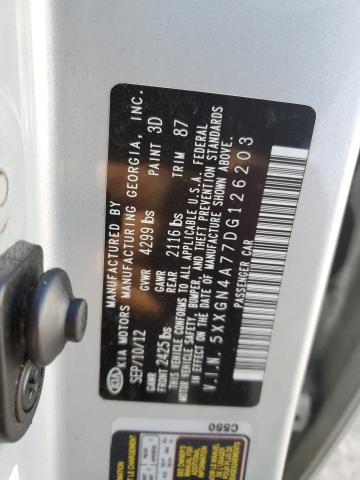 5XXGN4A77DG126203 KIA OPTIMA EX