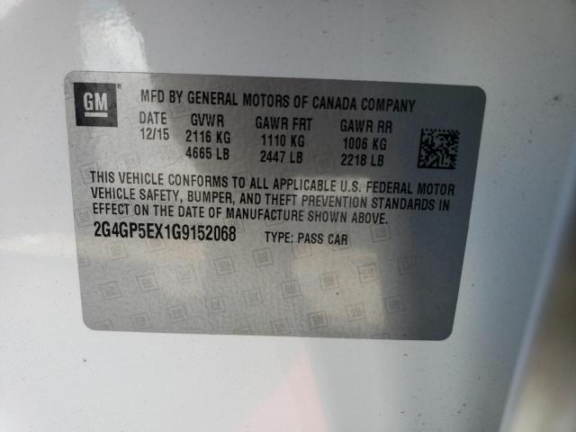 2G4GP5EX1G9152068 Buick Regal Premium