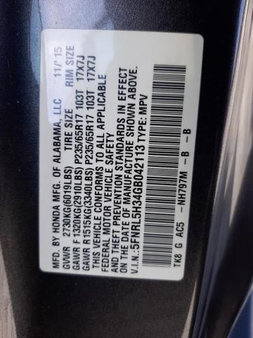 2016 HONDA ODYSSEY SE - 5FNRL5H34GB042113