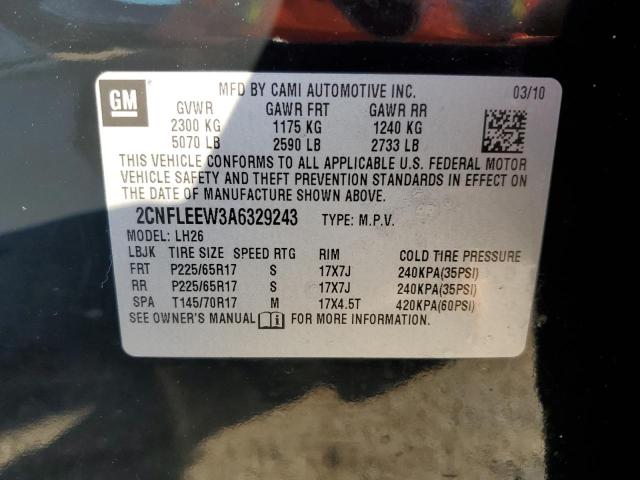 2CNFLEEW3A6329243 Chevrolet Equinox