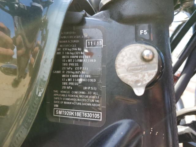 2014 TRIUMPH MOTORCYCLE THRUXTON - SMT920K18ET630105