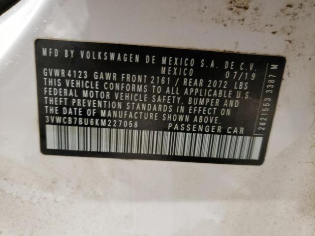 2019 VOLKSWAGEN JETTA S 3VWCB7BU6KM227058
