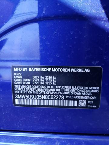 2022 BMW M340XI - 3MW5U9J05N8C62278
