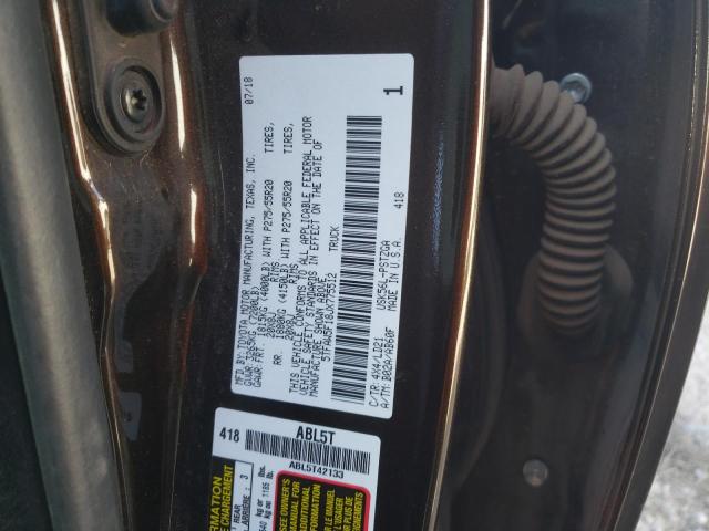 2018 TOYOTA TUNDRA CRE 5TFAW5F18JX775512
