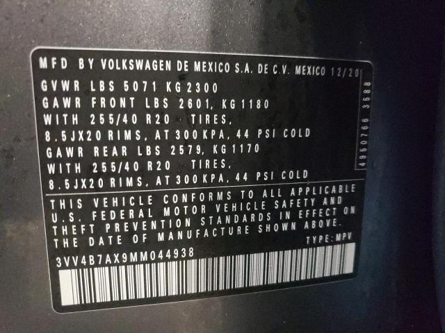 2021 VOLKSWAGEN TIGUAN SEL - 3VV4B7AX9MM044938