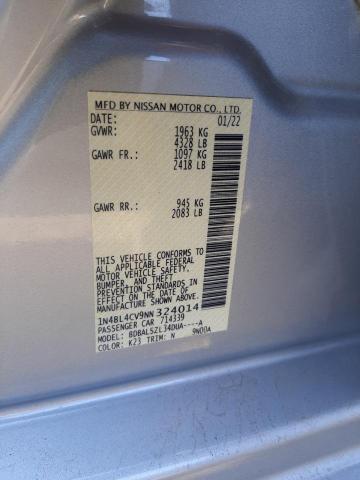 1N4BL4CV9NN324014 Nissan ALTIMA SR