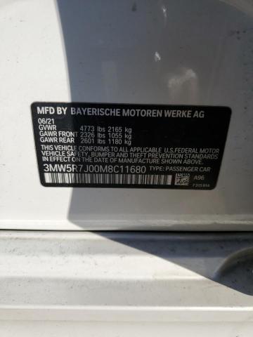 2021 BMW 330XI - 3MW5R7J00M8C11680