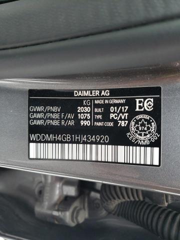 2017 MERCEDES-BENZ B 250 4MAT WDDMH4GB1HJ434920