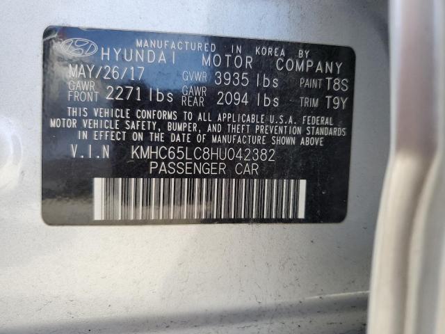 2017 HYUNDAI IONIQ - KMHC65LC8HU042382