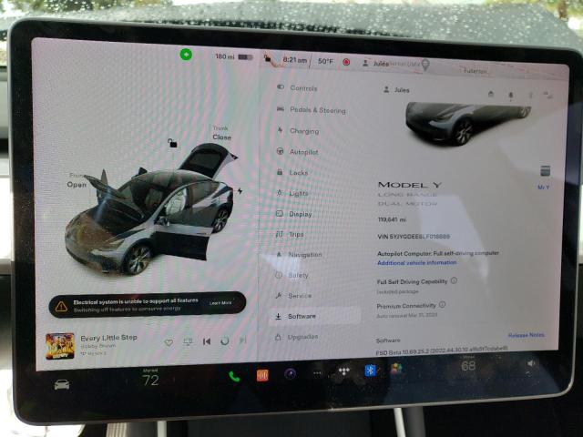 5YJYGDEE8LF018889 Tesla Model Y
