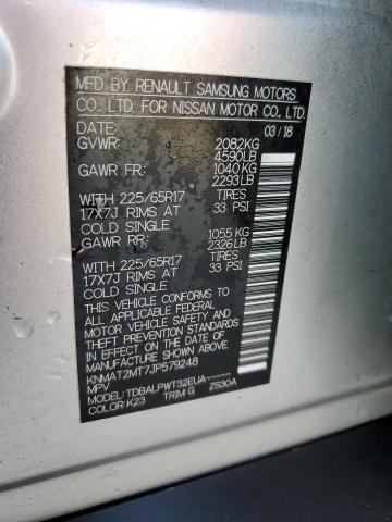 2018 NISSAN ROGUE S KNMAT2MT7JP579248
