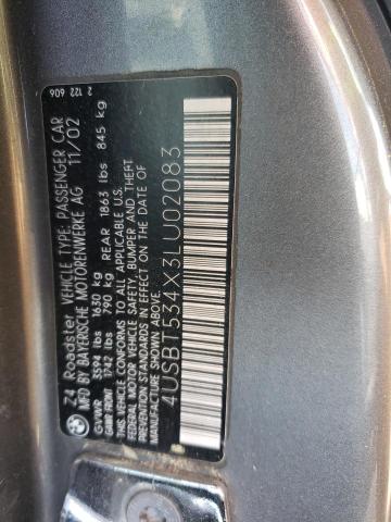 4USBT534X3LU02083 BMW Z4