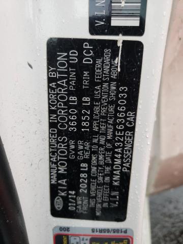 KNADM4A32E6366033 KIA RIO LX