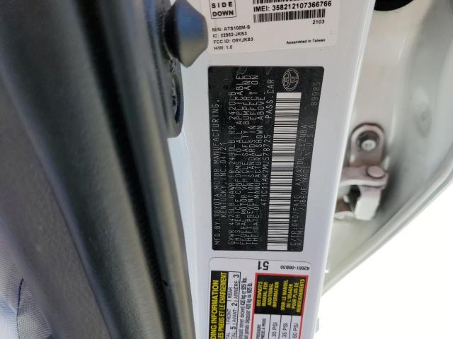 2021 TOYOTA CAMRY LE 4T1C11AK2MU578725