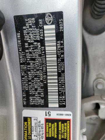 2018 TOYOTA CAMRY L 4T1B11HK0JU057418
