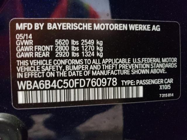 2015 BMW ALPINA B6 - WBA6B4C50FD760978