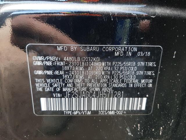JF2SJAGC4JH571281 Subaru Forester 2.5i Premium