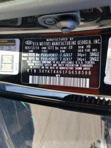 5XYKT4A61FG658598 KIA SORENTO LX