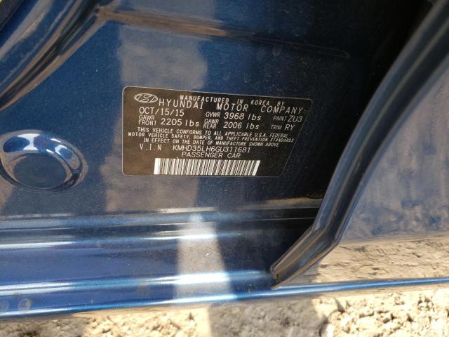 2016 HYUNDAI ELANTRA GT - KMHD35LH6GU311681