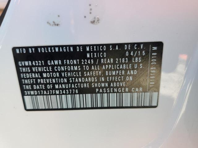 2015 VOLKSWAGEN JETTA SE - 3VWD17AJ7FM343776