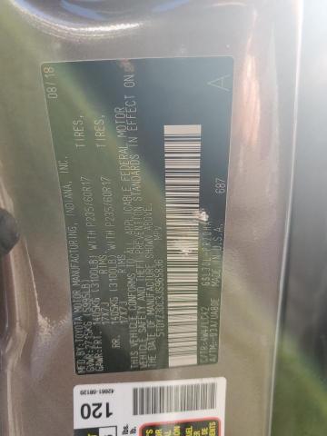 2018 TOYOTA SIENNA XLE 5TDYZ3DC3JS965836