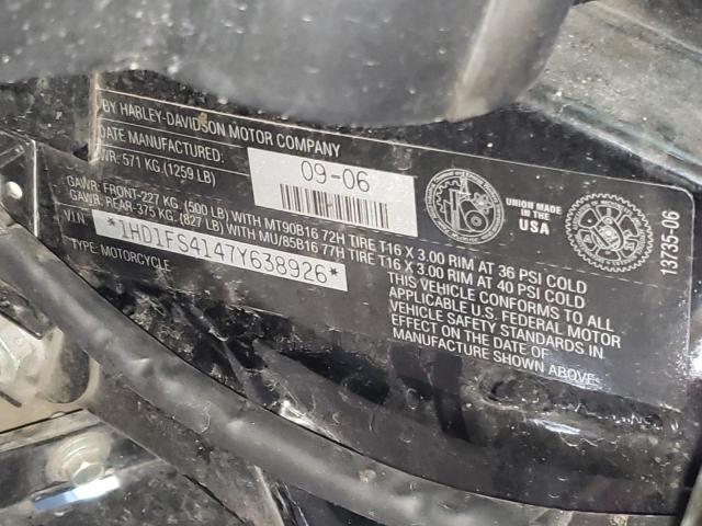 2007 HARLEY-DAVIDSON FLTR - 1HD1FS4147Y638926
