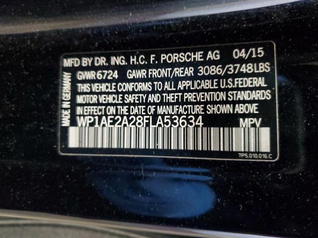 2015 PORSCHE CAYENNE SE - WP1AE2A28FLA53634