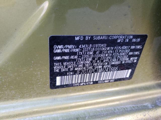 JF2GTAPC1MH241666 Subaru Crosstrek Premium