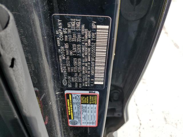 2015 HYUNDAI SANTA FE G KM8SR4HF9FU105552