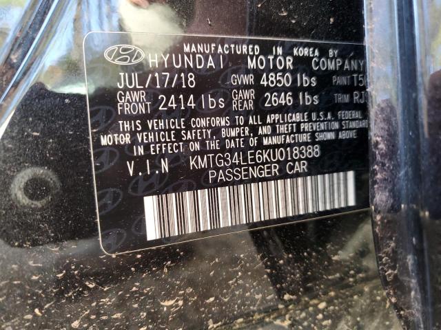 2019 GENESIS G70 PRESTI KMTG34LE6KU018388