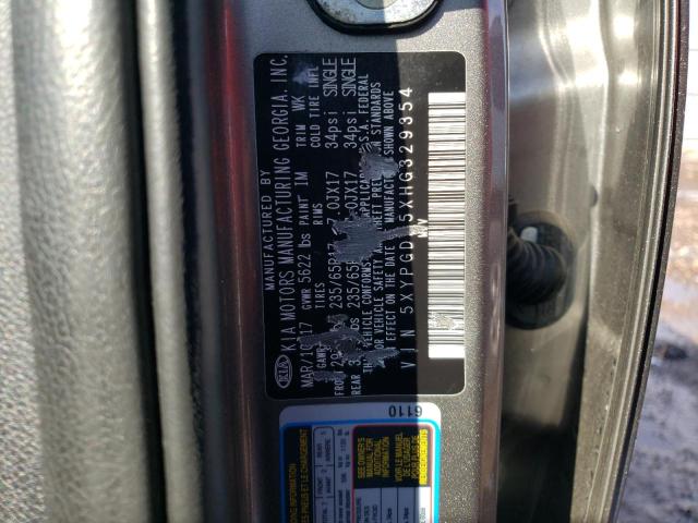 2017 KIA SORENTO LX 5XYPGDA5XHG329354