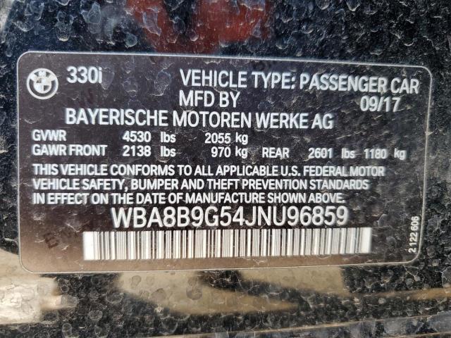 WBA8B9G54JNU96859 BMW 330 I