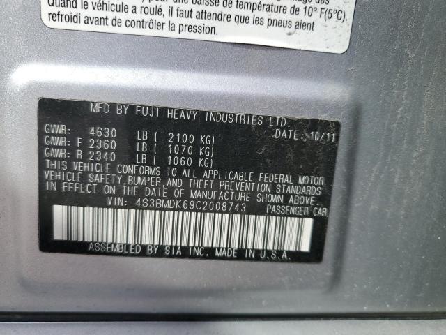 4S3BMDK69C2008743 Subaru Legacy 3.6r Limited