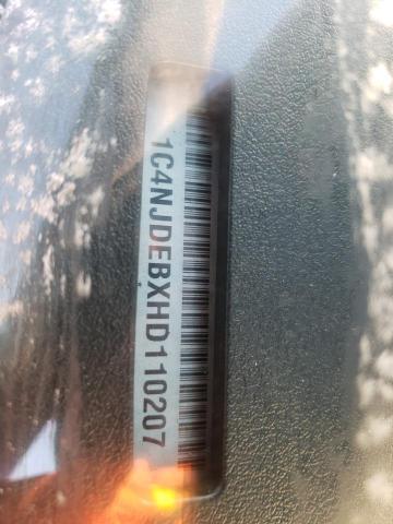 1C4NJDEBXHD110207 Jeep Compass Latitude
