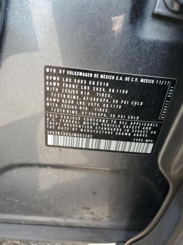2018 VOLKSWAGEN TIGUAN SE - 3VV2B7AX3JM083382
