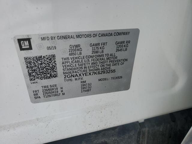 2019 CHEVROLET EQUINOX PR 2GNAXYEX7K6293255
