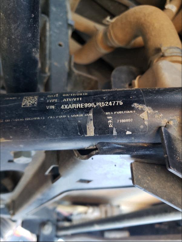 2018 POLARIS RANGER 4XARRE996J8524775