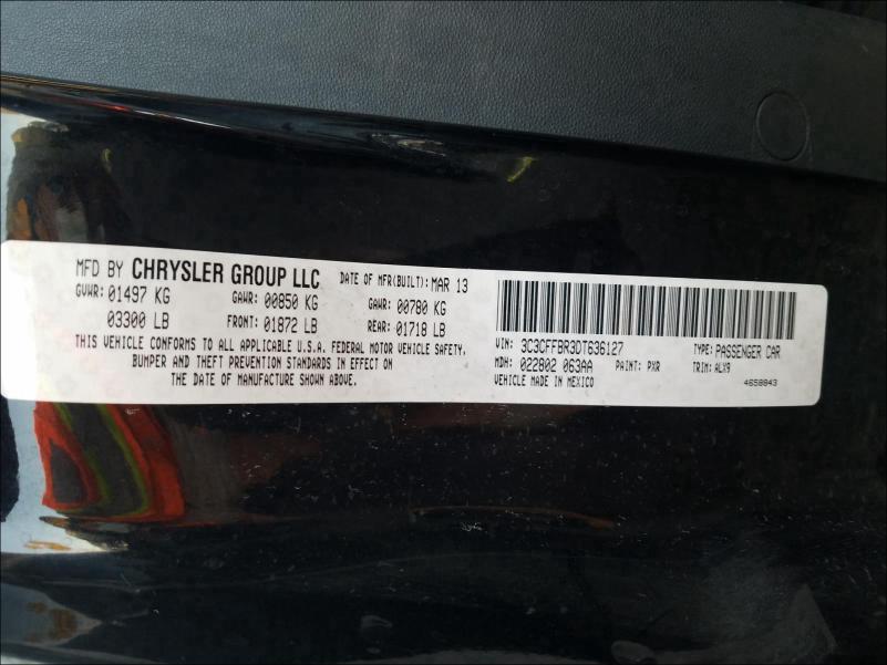2013 FIAT 500 SPORT 3C3CFFBR3DT636127