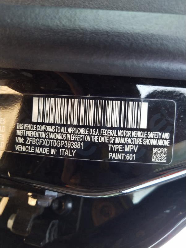 2016 FIAT 500X LOUNG ZFBCFXDT0GP393981