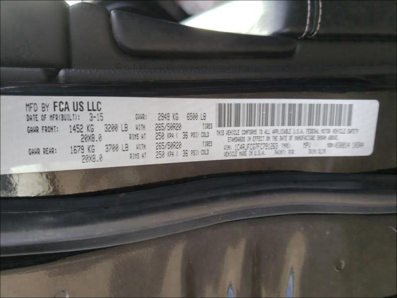 2015 JEEP GRAND CHER 1C4RJFCG7FC791263