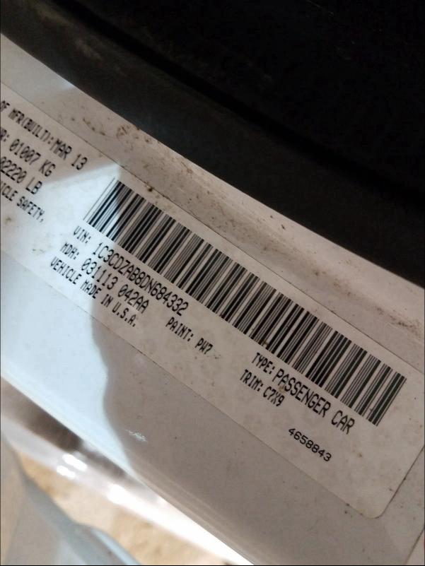 2013 DODGE AVENGER SE 1C3CDZAB8DN684332