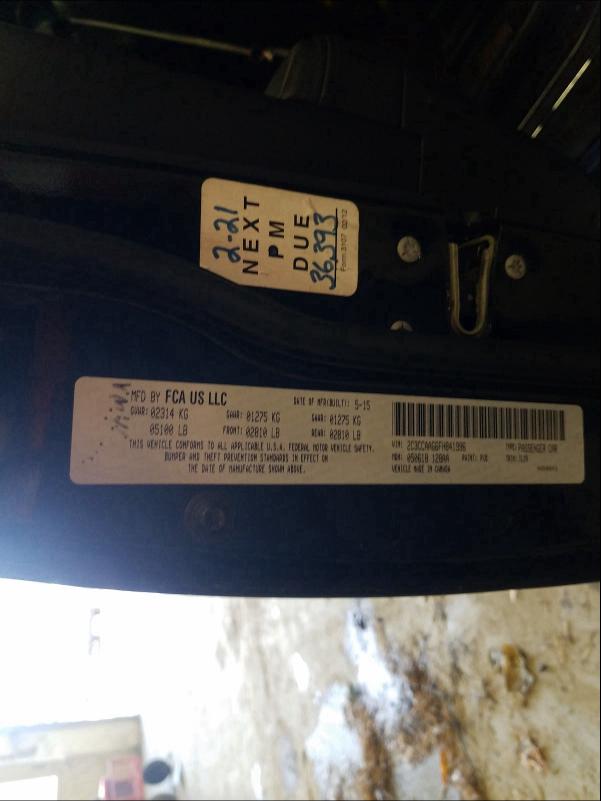 2015 CHRYSLER 300 LIMITE 2C3CCAAG6FH841996