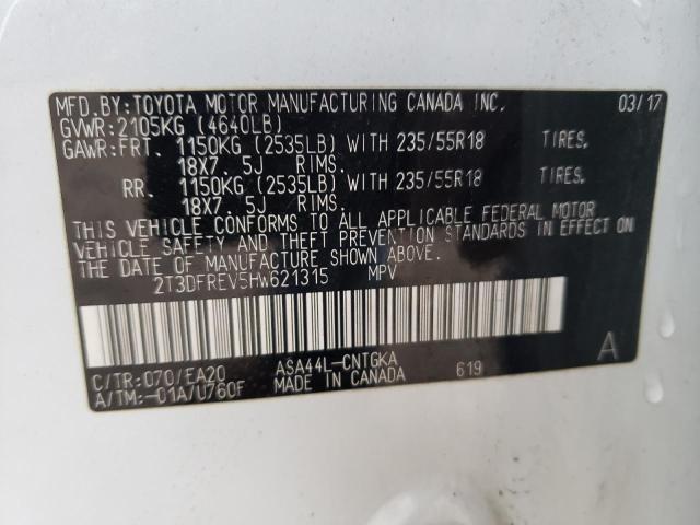 2017 TOYOTA RAV4 LIMIT 2T3DFREV5HW621315