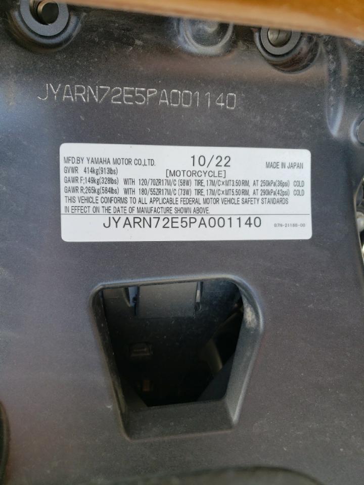 JYARN72E5PA001140 YAMAHA MT09 D 2023