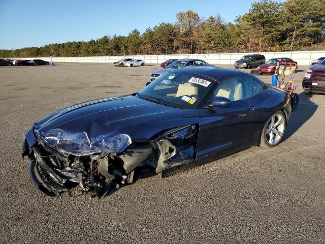 BMW Z4 SDRIVE3 2014 blue  gas WBALM7C57EE386196 photo #1