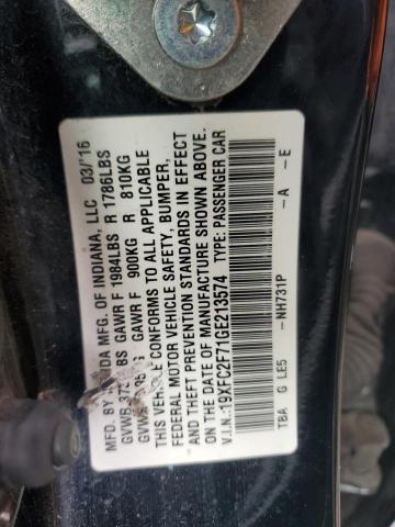 2016 HONDA CIVIC EX 19XFC2F71GE213574